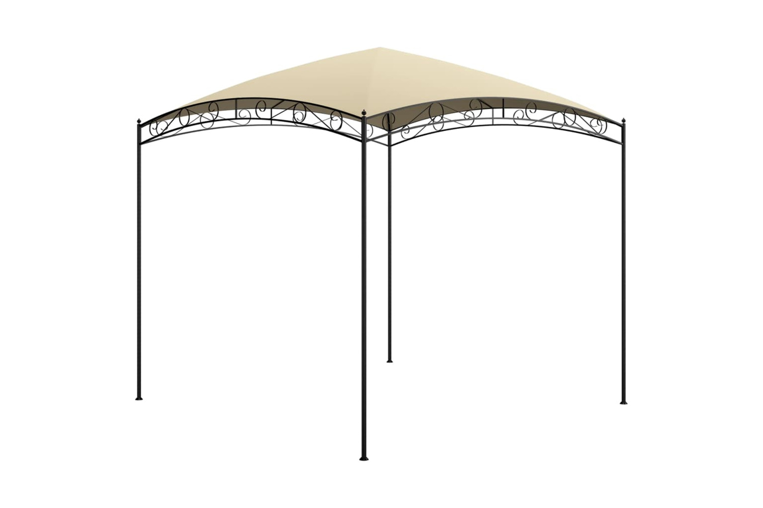 vidaXL 313906 Gazebo 3x3x2.65 M Cream 180 G/m²