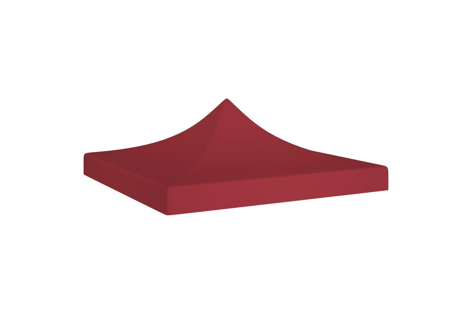 vidaXL Party Tent Roof 3x3 M Burgundy 270 G/m2