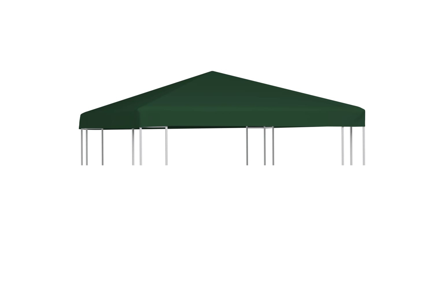 vidaXL Gazebo Top Cover 310 G/m2 3x3 M Green