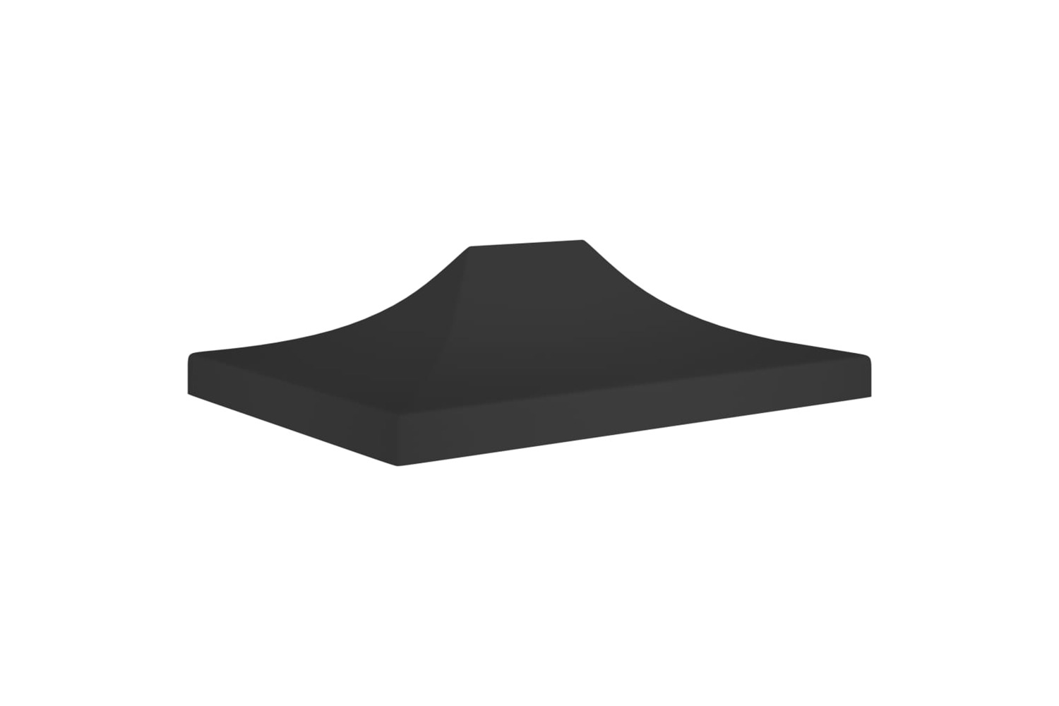 vidaXL Party Tent Roof 4x3 M Black 270 G/m2