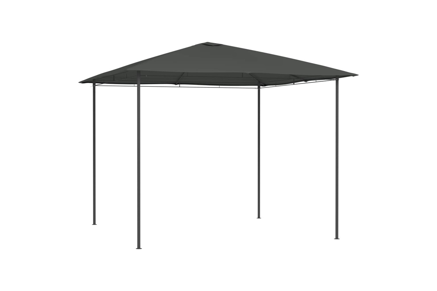 vidaXL 313610 Gazebo 3x3x2.6 M Anthracite 160 G/m²