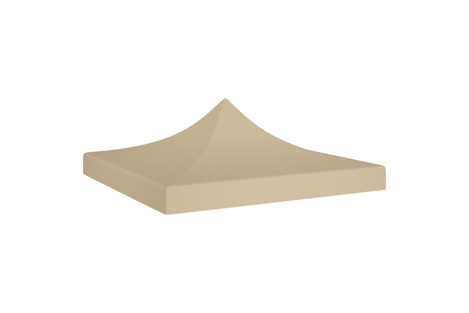 vidaXL 315340 Party Tent Roof 2x2 M Beige 270 G/m²