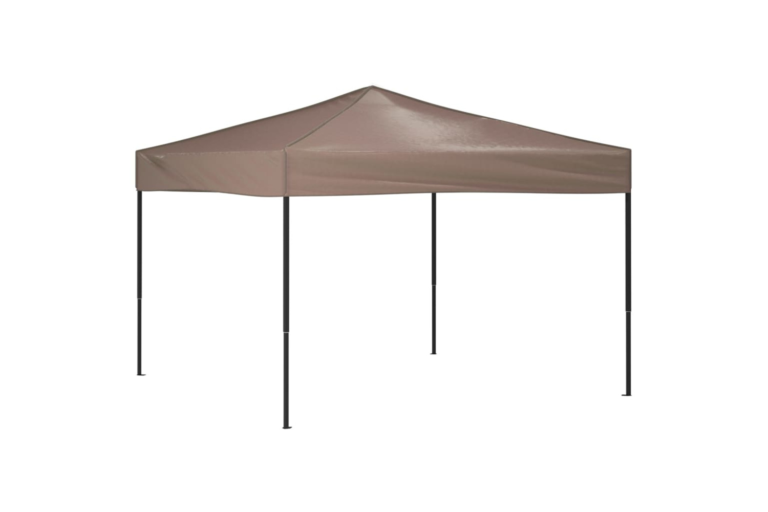 vidaXL 93519 Folding Party Tent Taupe 3x3 M