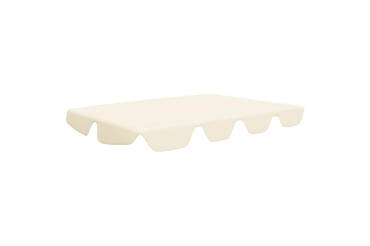 Vidaxl Replacement Canopy For Garden Swing Cream 188/168x145/110 Cm