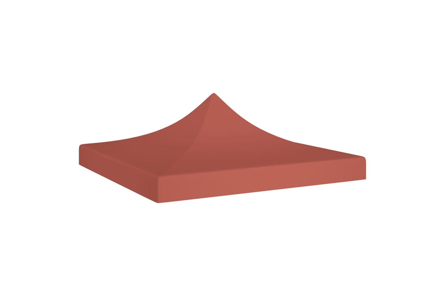 vidaXL Party Tent Roof 3x3 M Terracotta 270 G/m2