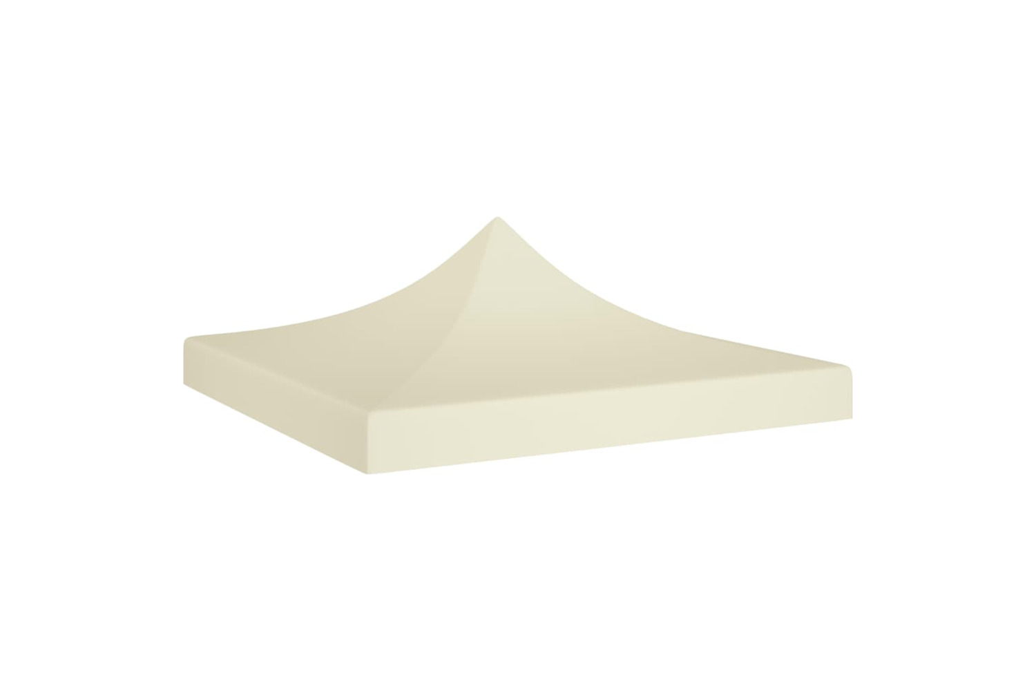 vidaXL 315336 Party Tent Roof 2x2 M Cream 270 G/m²