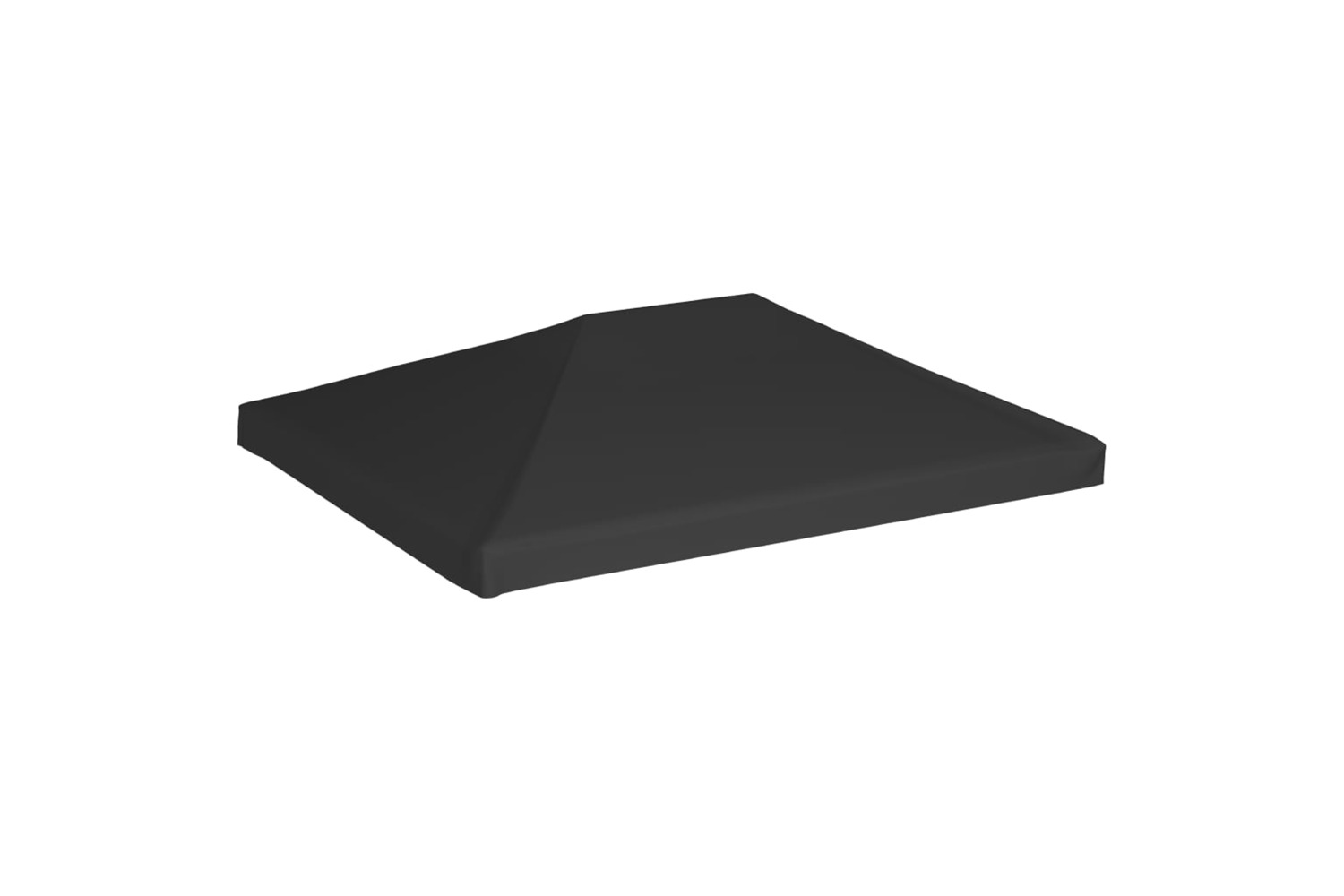 vidaXL Gazebo Top Cover 270 G/m2 4x3 M Black