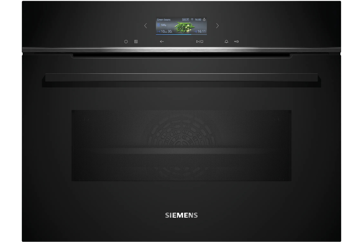 Siemens IQ700 Built-in Compact Oven with Microwave | CM724G1B1B | Black
