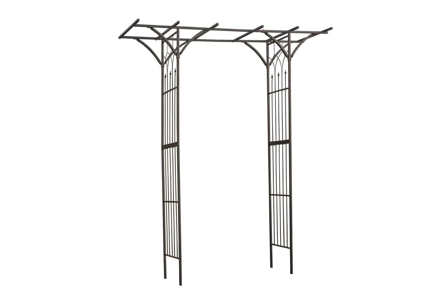 Nature 409352 Garden Arch Metal 114x66x232 Cm Black