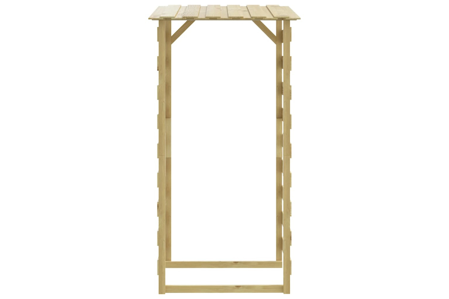 vidaXL 3096649 Pergolas With Roofs 3 Pcs 100x90x200cm Impregnated Pinewood