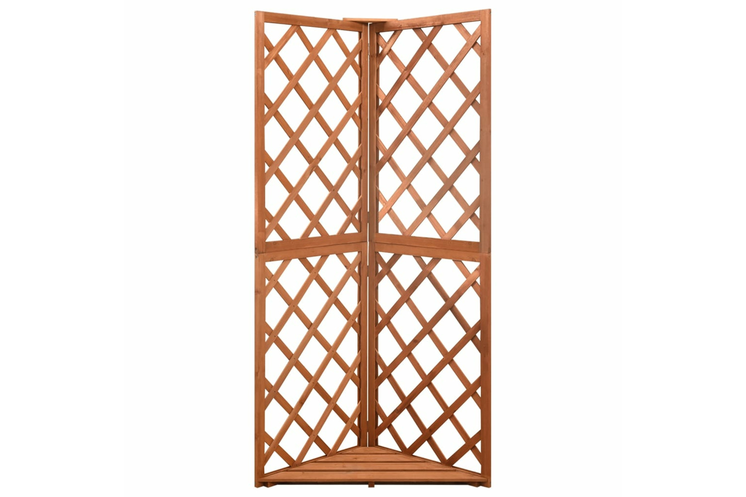 vidaXL 316407 Corner Trellis 50x50x145cm Solid Fir Wood