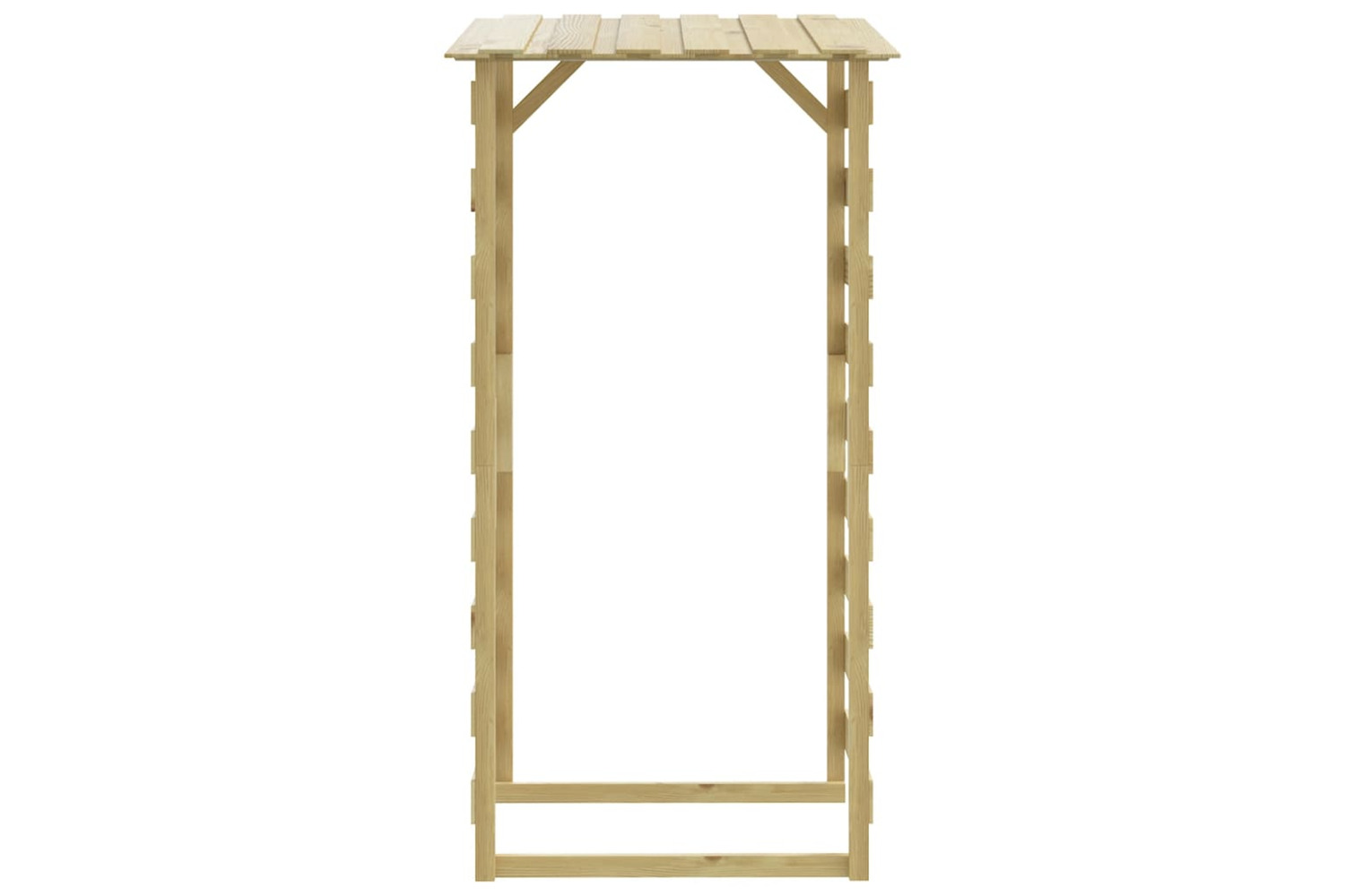 vidaXL 3096651 Pergolas With Roofs 6 Pcs 100x90x200cm Impregnated Pinewood