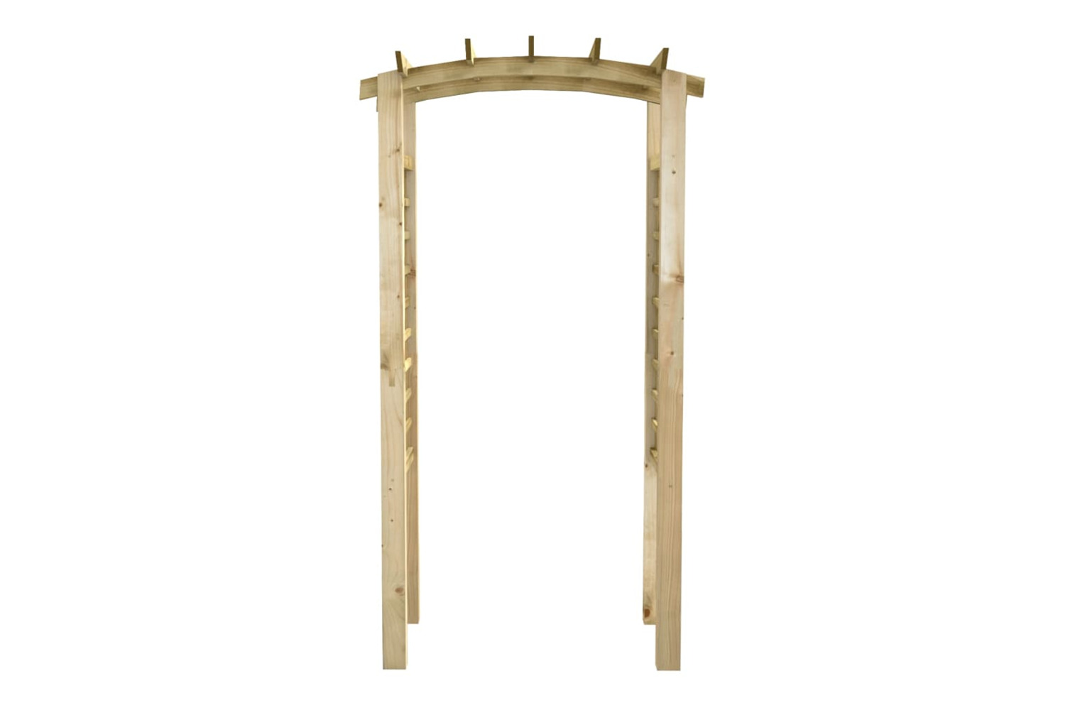 vidaXL 318560 Trellis Arch 110x60x210cm Impregnated Solid Wood Pine