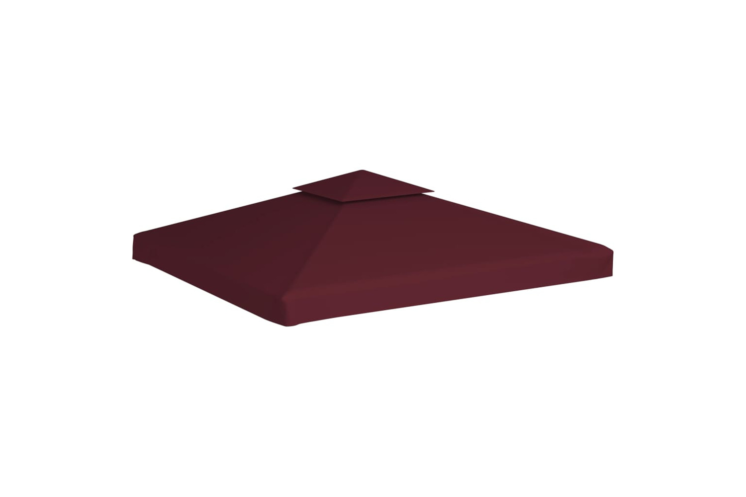 vidaXL 44757 2-tier Gazebo Top Cover 310 G/m² 3x3 M Bordeaux