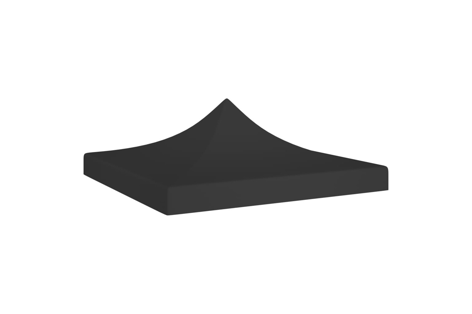 vidaXL Party Tent Roof 3x3 M Black 270 G/m2