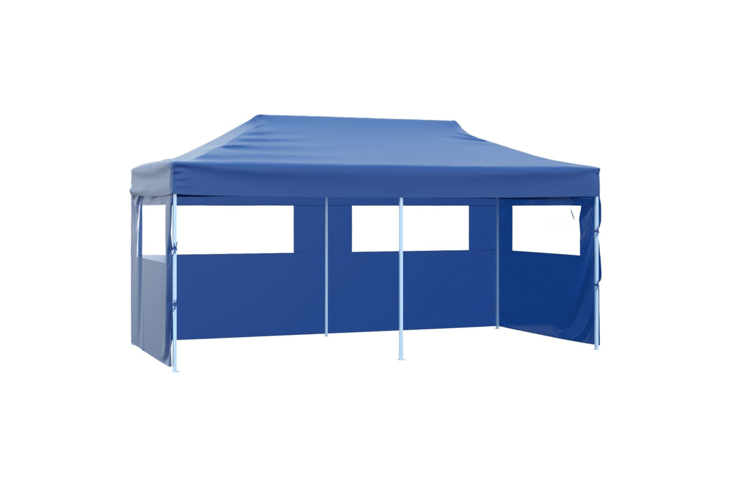 vidaXL Blue Foldable Pop-up Party Tent 3 X 6 M
