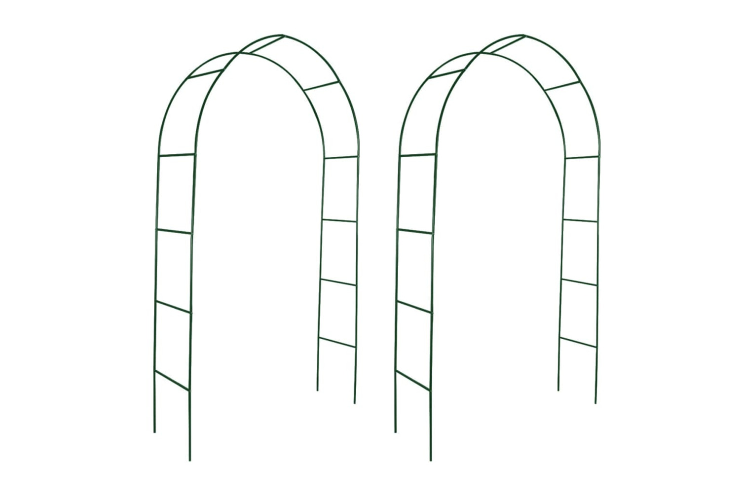 vidaXL 40776 Garden Arch 2 Pcs Climbing Plants