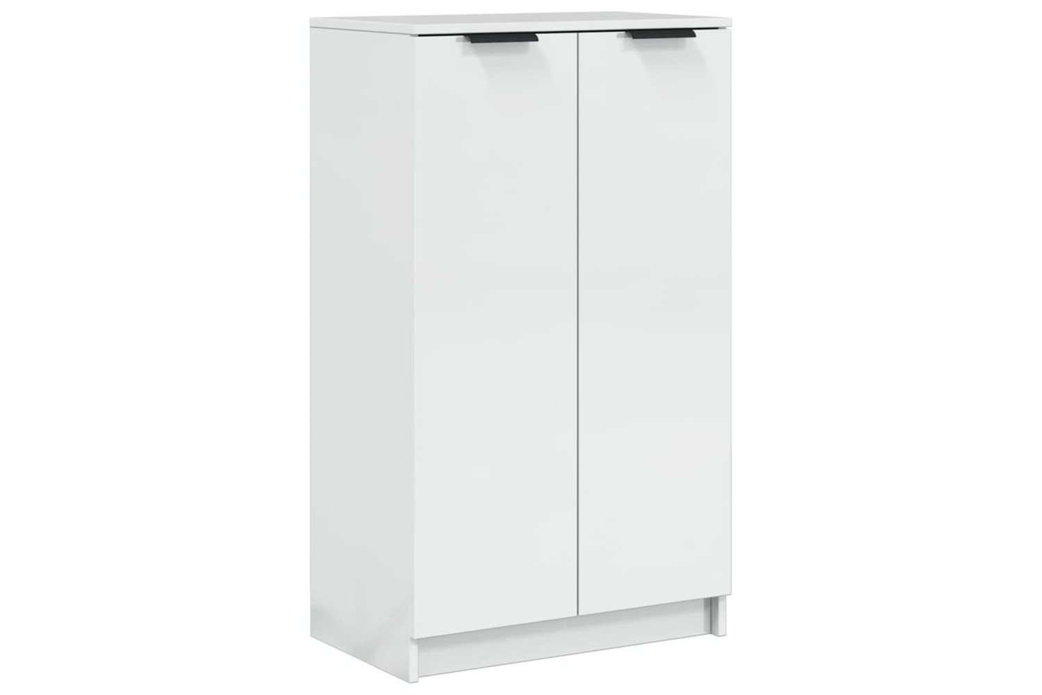 Vidaxl 811445 Shoe Cabinet High Gloss White 59x35x100 Cm Engineered Wood