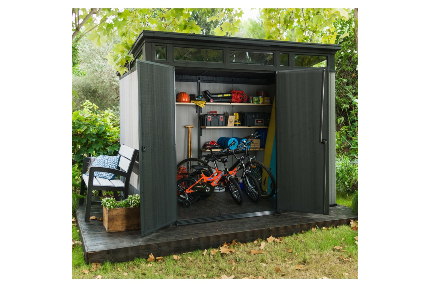 Keter 432444 Garden Shed Artisan 97 Brownish Grey