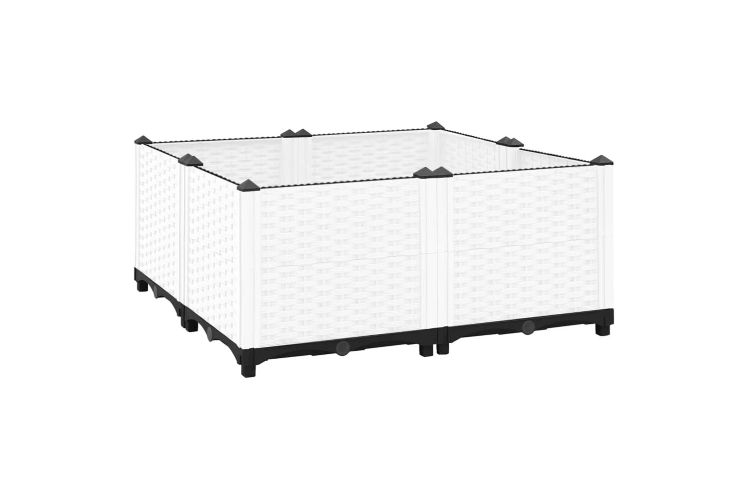 vidaXL Raised Bed 80x80x38cm Polypropylene