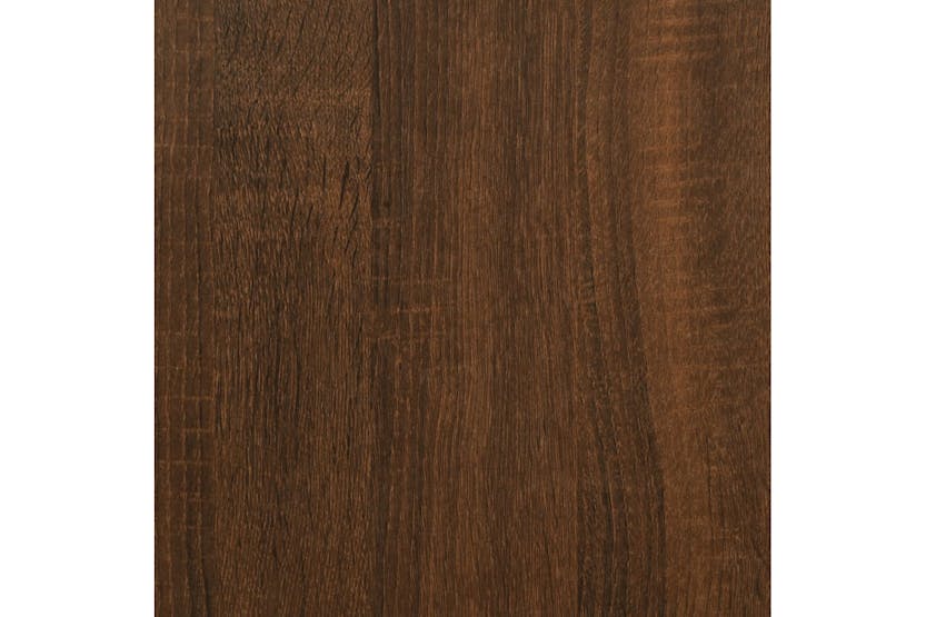 Vidaxl 815302 Shoe Cabinet Brown Oak 54x34x183 Cm Engineered Wood