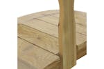 Vidaxl 318204 Garden Bridge With Rail Impregnated Solid Wood Pine