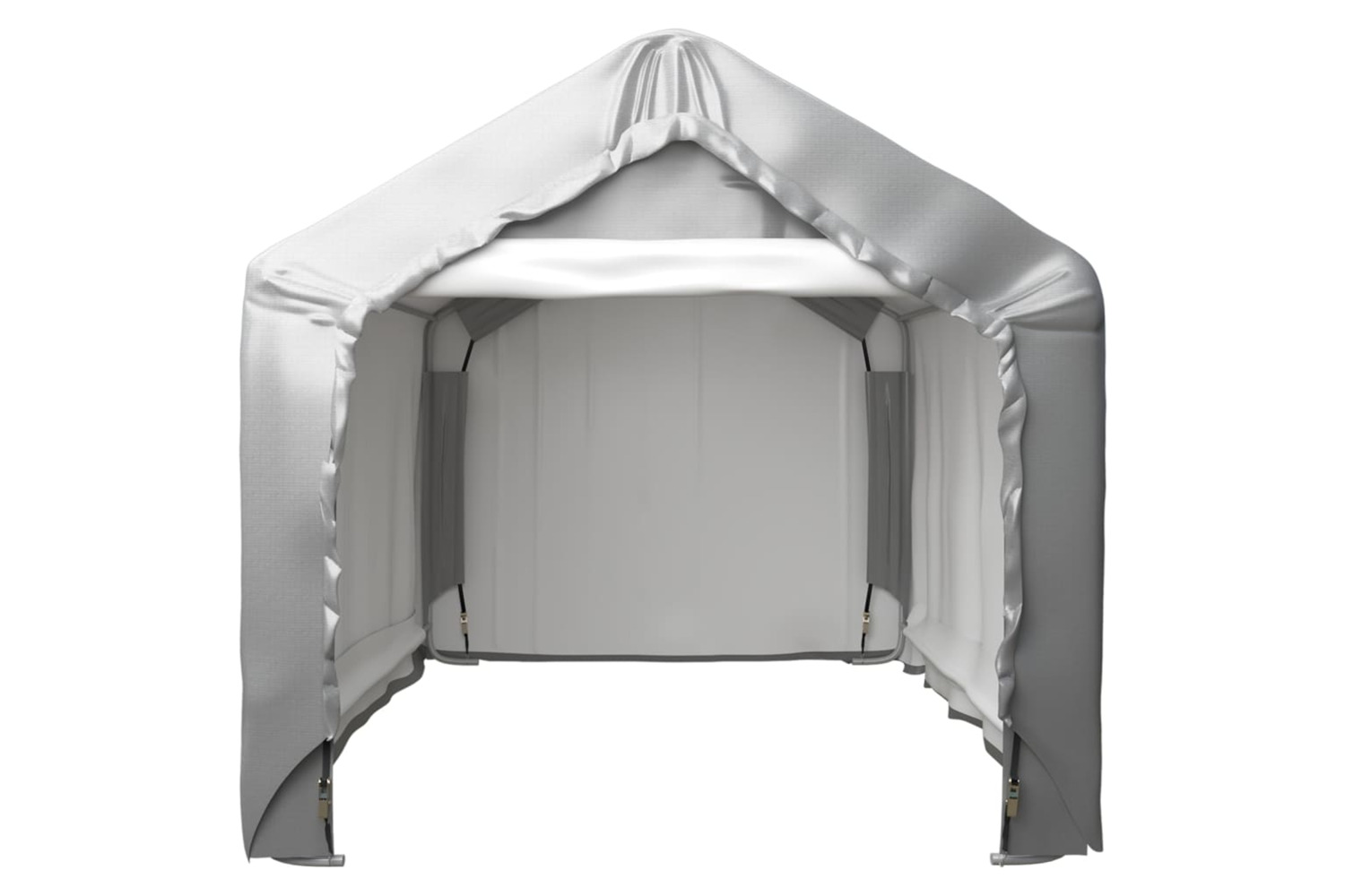 vidaXL 148633 Storage Tent Grey 180x180cm Galvanised Steel