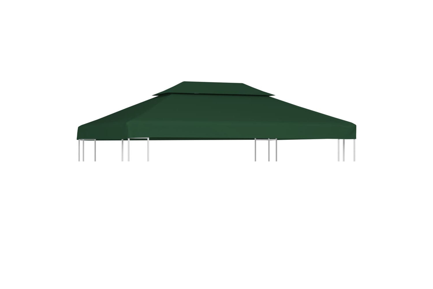 vidaXL Gazebo Cover Canopy Replacement 310 G / M2 Green 3 X 4 M