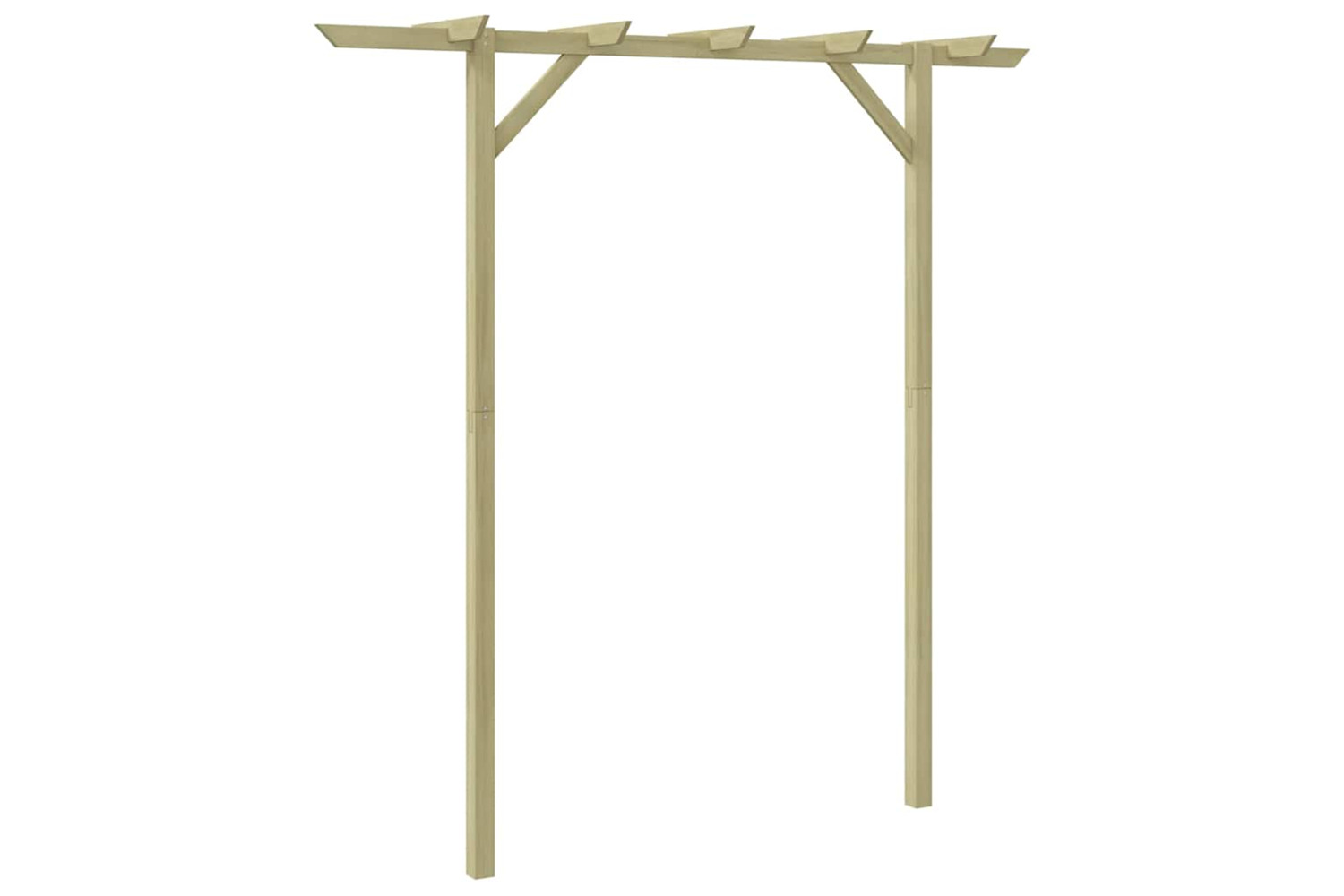 Vidaxl Garden Pergola 205x40x203 Cm Wood