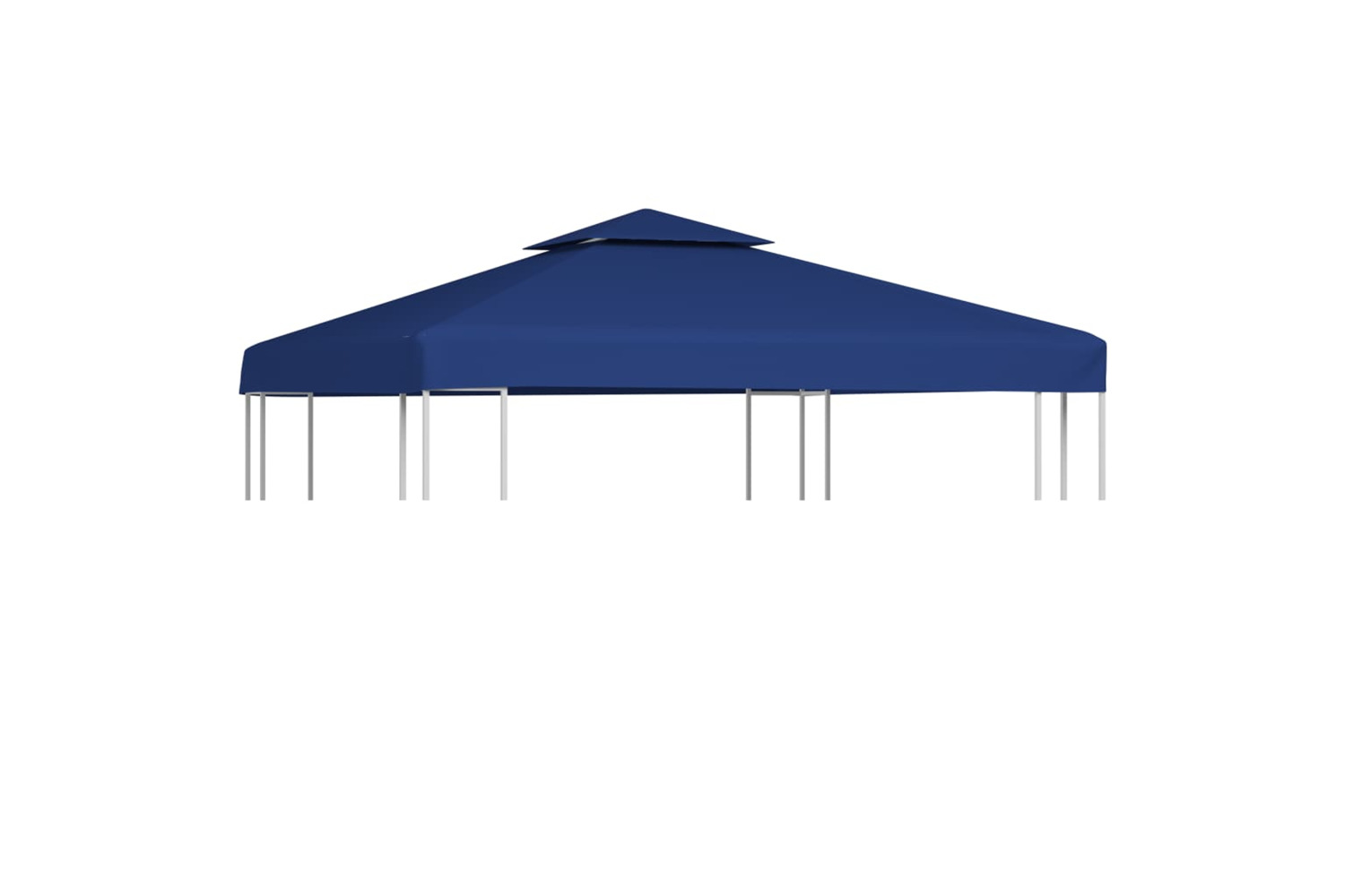 vidaXL Gazebo Cover Canopy Replacement 310 G / m² Dark Blue 3 X 3 M