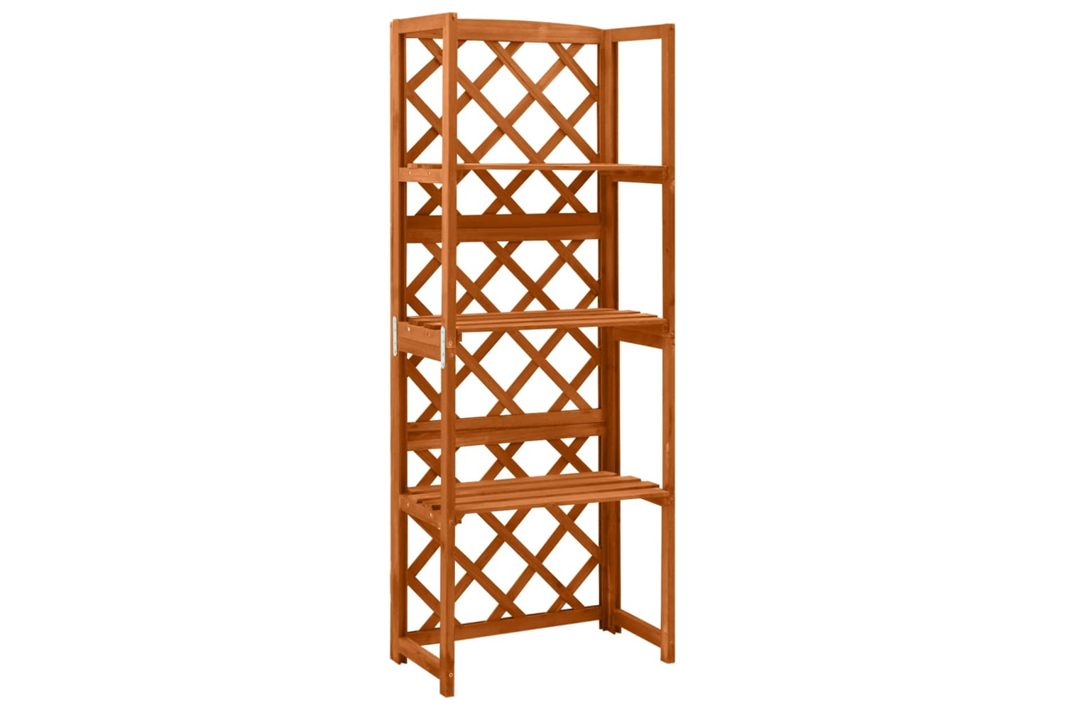 vidaXL 316409 Trellis With Shelves 55x30x140cm Solid Fir Wood