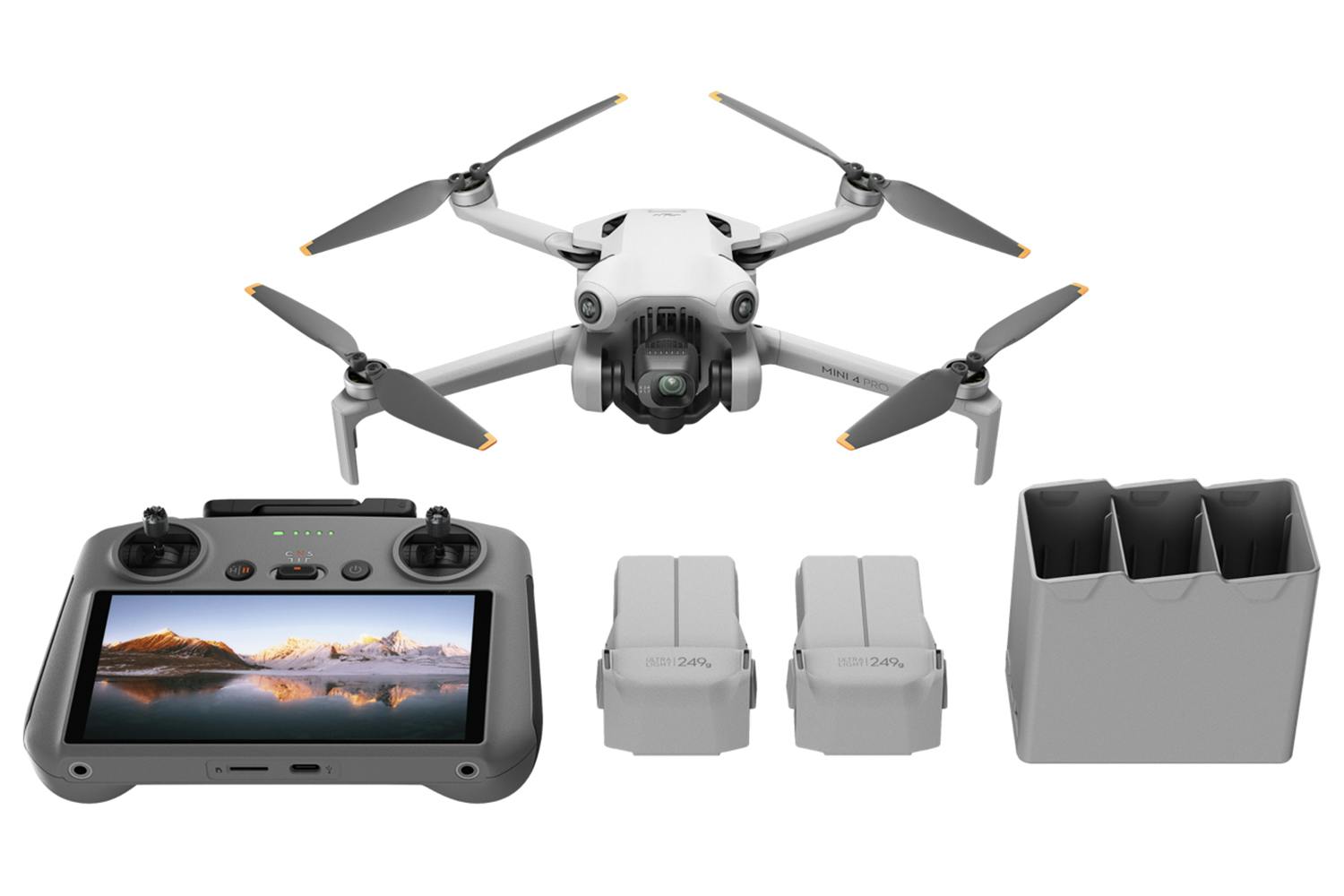 DJI Mini 4 Pro Fly More Combo RC 2 with Remote Screen Controller