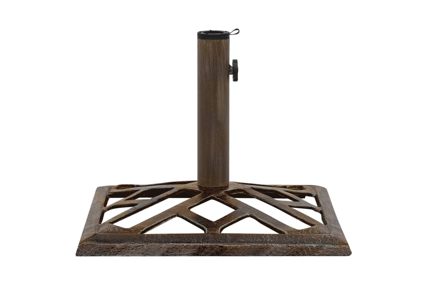 vidaXL 317762 Umbrella Base Bronze 44x44x31cm Cast Iron