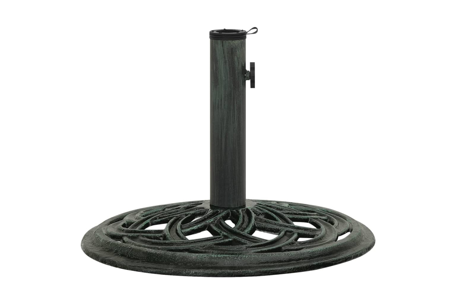 vidaXL 317756 Umbrella Base Green 44x44x31cm Cast Iron