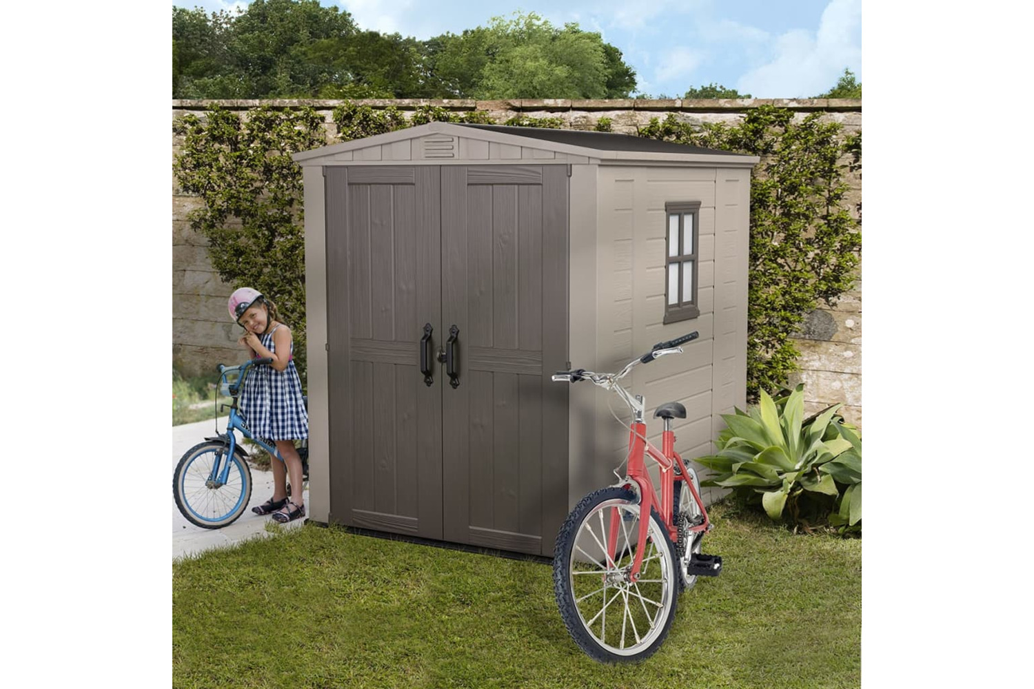Keter 404247 Garden Shed Factor 88 Beige