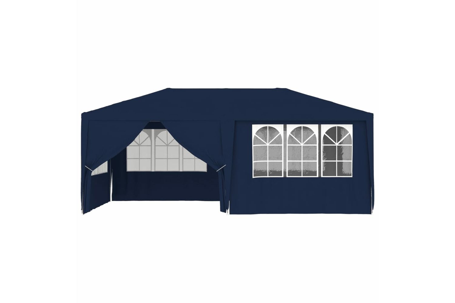 vidaXL 48528 Professional Party Tent With Side Walls 4x6 M Blue 90 G/m?