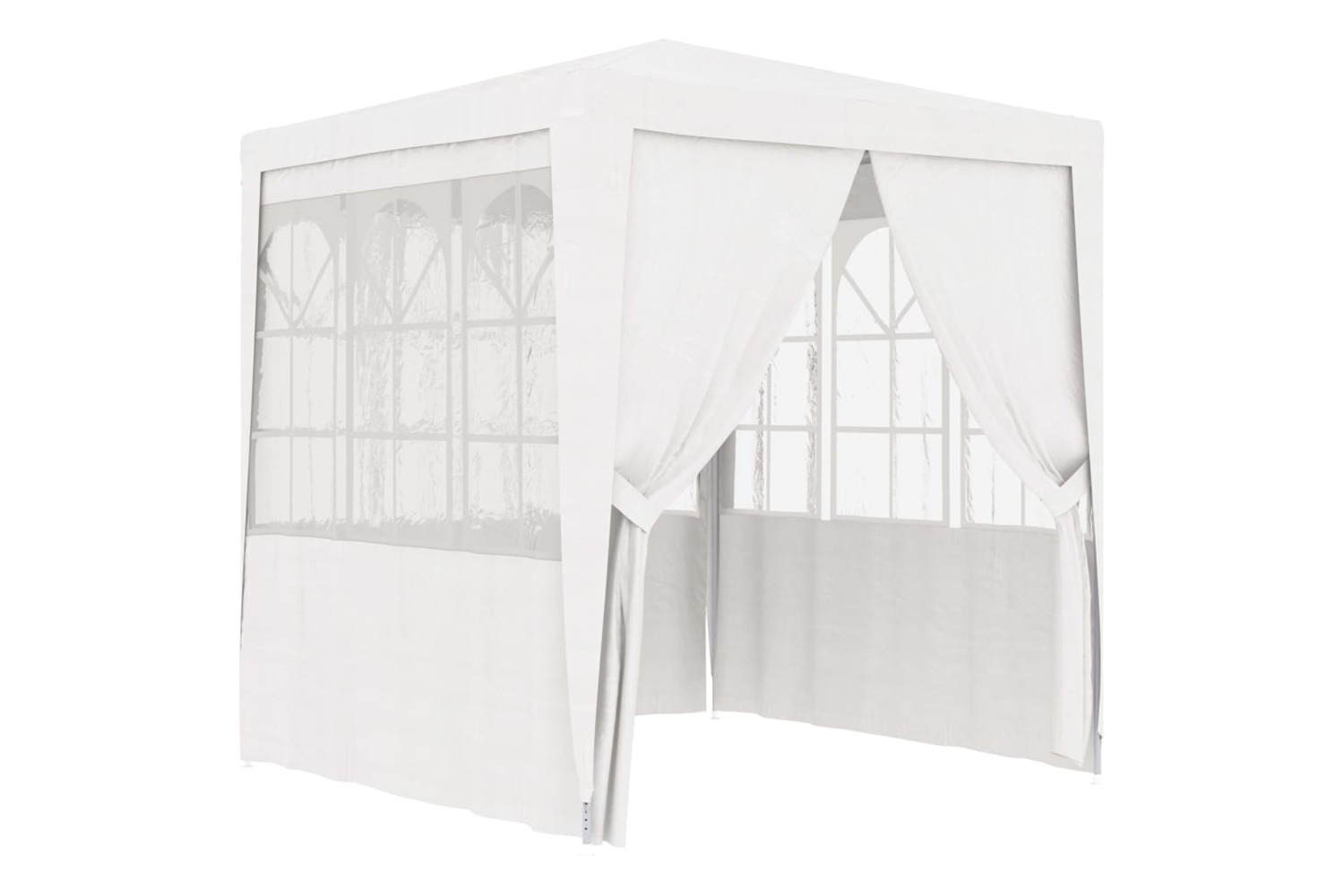 vidaXL 48516 Professional Party Tent With Side Walls 2x2 M White 90 G/m²