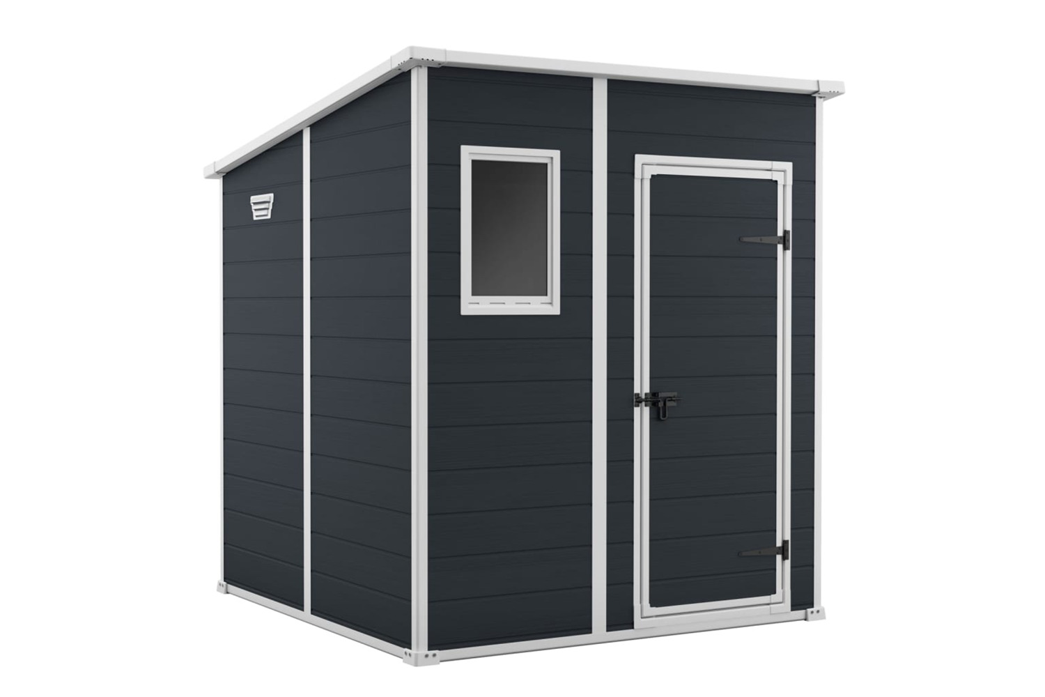 Keter 446821 Garden Shed Manor Pent 66 Dark Grey