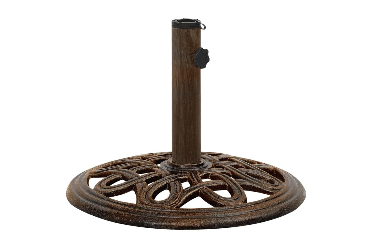 vidaXL 317767 Umbrella Base Bronze 40x40x32cm Cast Iron