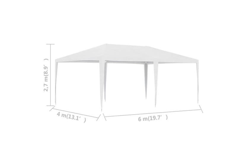 Vidaxl 48499 Party Tent 4x6 M White