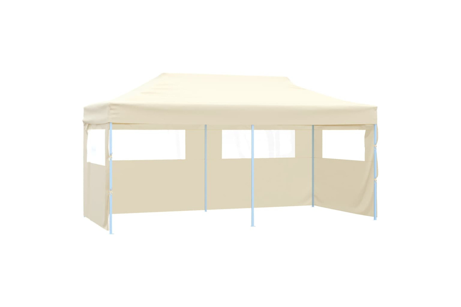 vidaXL Cream Foldable Pop-up Party Tent 3 X 6 M