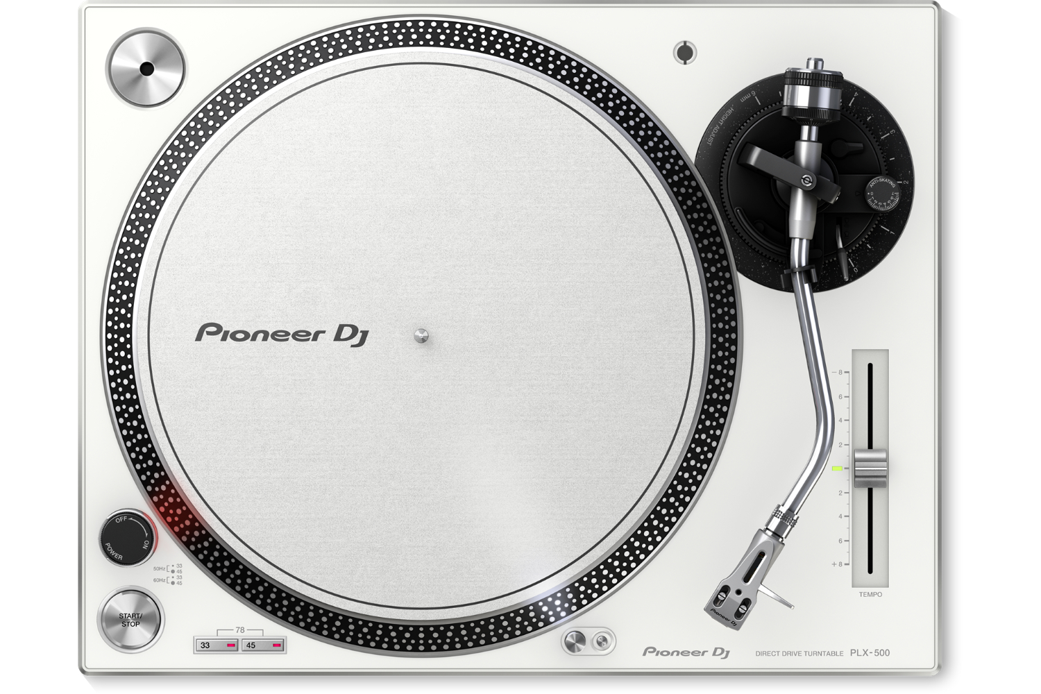 Pioneer DJ PLX-500-W Direct Drive Turntable | PLX500W