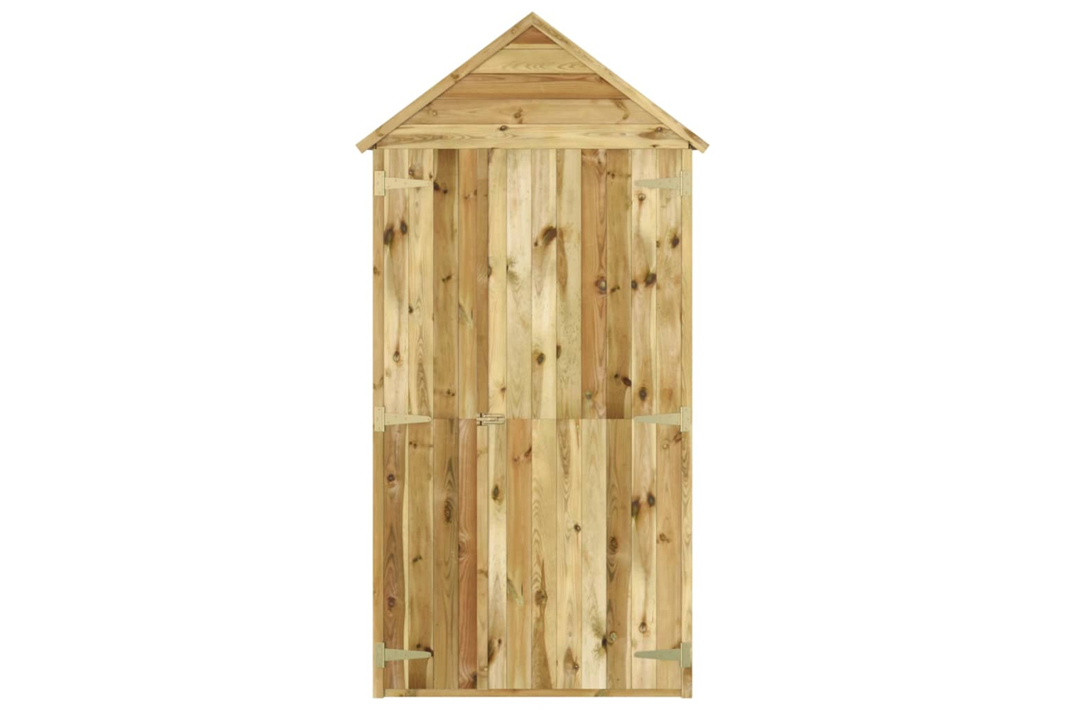 vidaXL 318193 Garden Tool Shed With Door 107x107x220cm Impregnated Solid Wood Pine