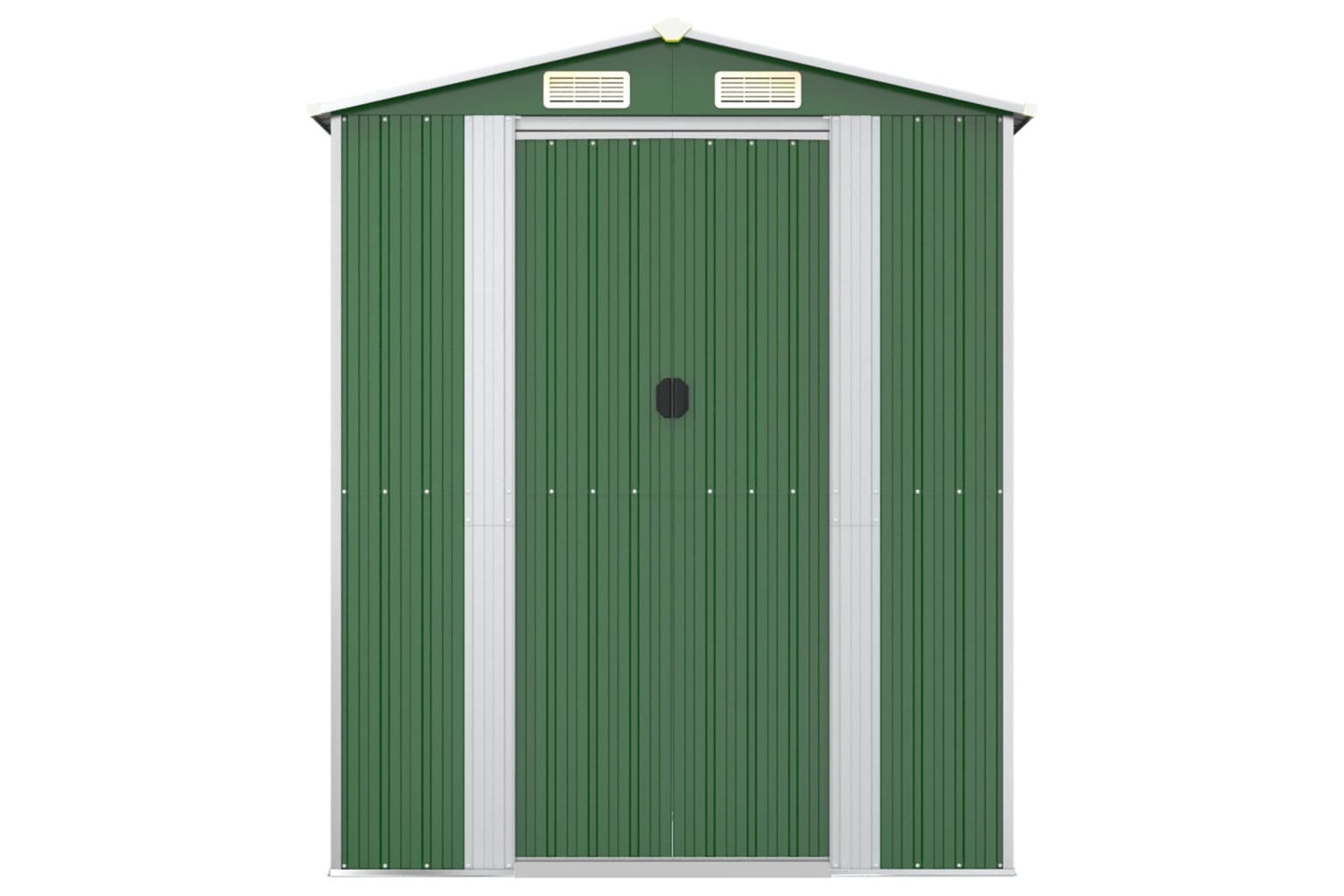 vidaXL 3147429 Garden Shed Green 192x357x223cm Galvanised Steel