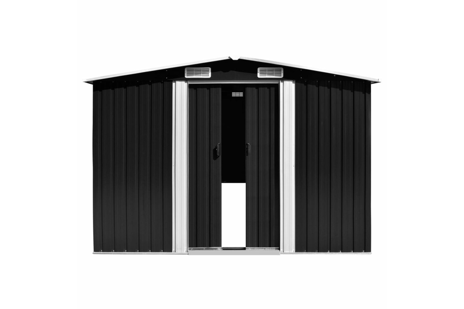 vidaXL 47034 Garden Shed Anthracite 257x779x181cm Galvanised Steel