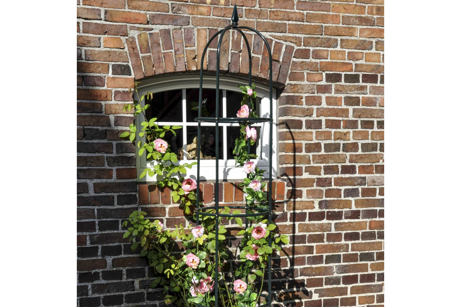 Hi Garden Arch Green 40x40x200 Cm Steel