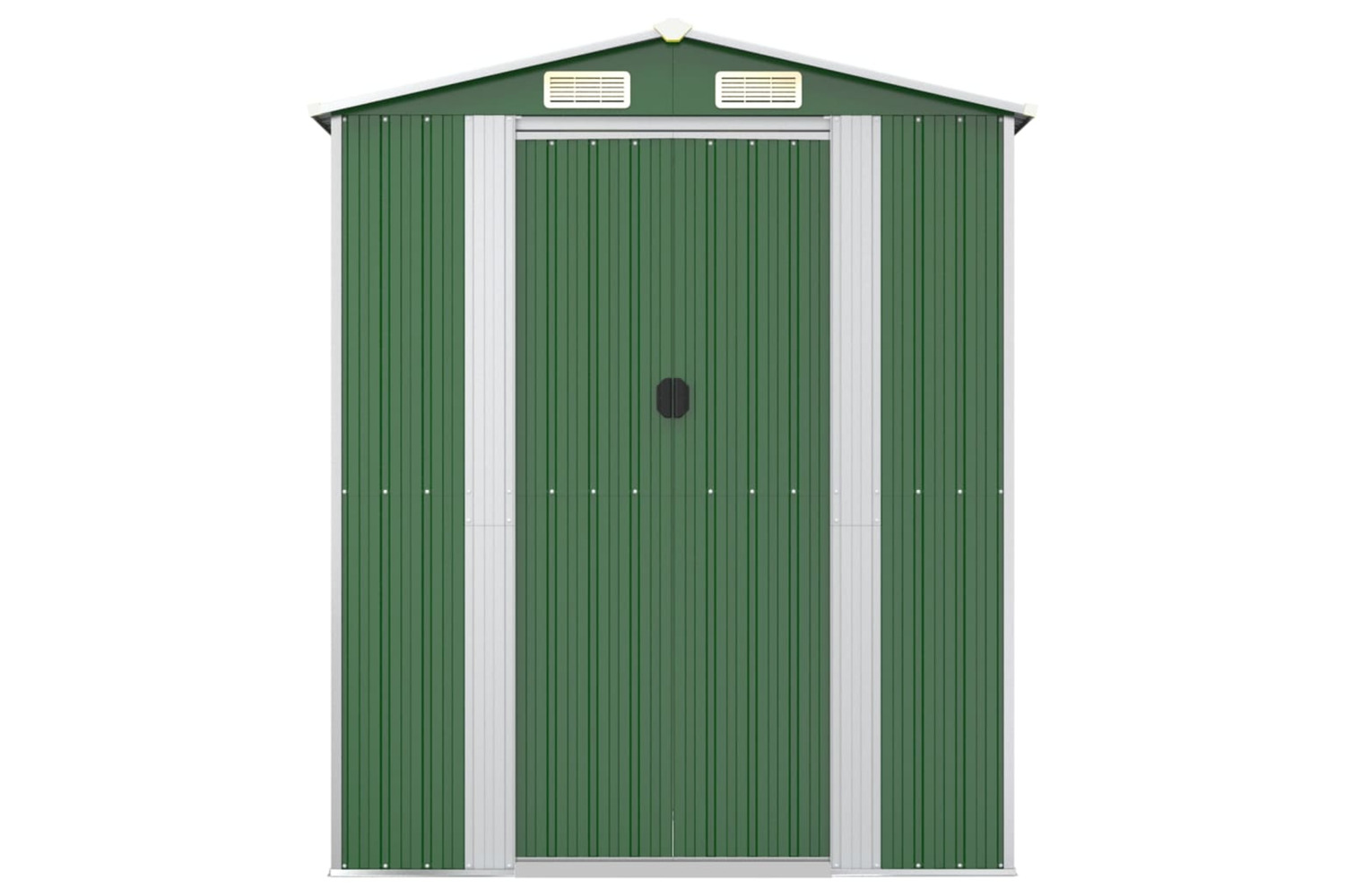 vidaXL 319267 Garden Shed Green 192x108x223cm Galvanised Steel