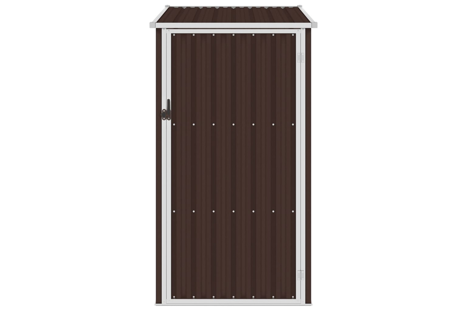 vidaXL 46292 Garden Shed Brown 87x98x159cm Galvanised Steel