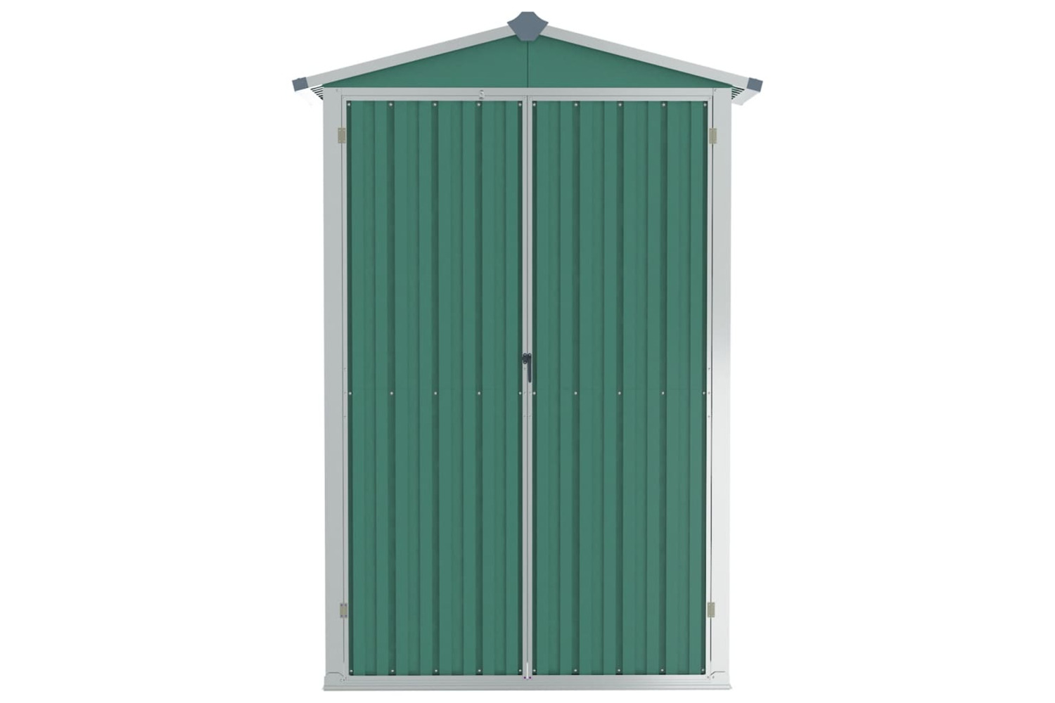 vidaXL 46301 Garden Shed Green 107.5x46x183cm Galvanised Steel