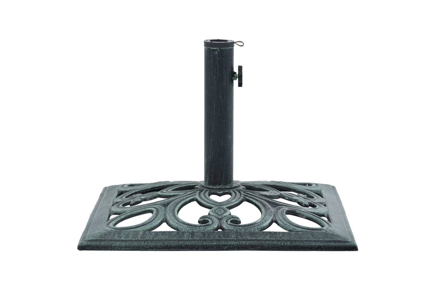 vidaXL 47866 Umbrella Base Green 12 Kg 49cm Cast Iron